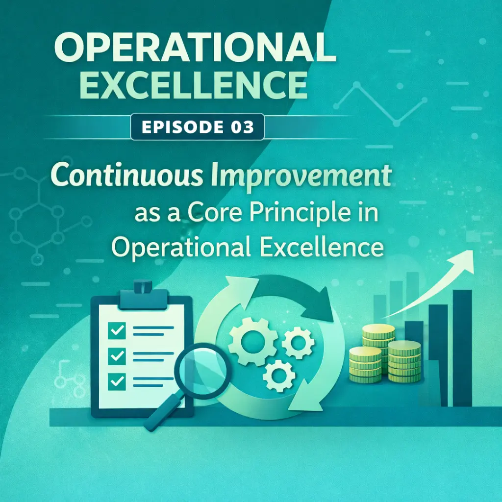 Operational Excellence Episode 03 Continuous Improvement as a Core Principle in Operational Excellence