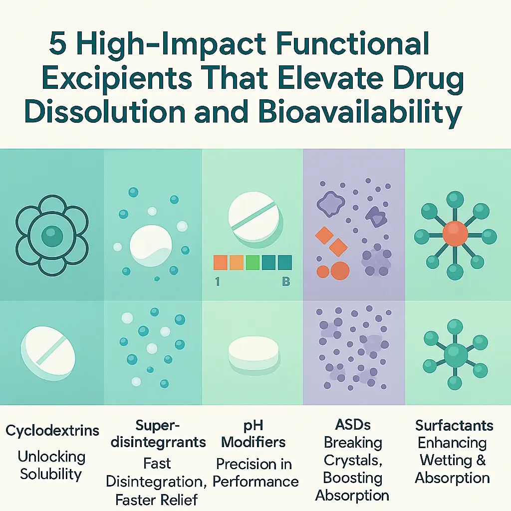 5 functional excipients