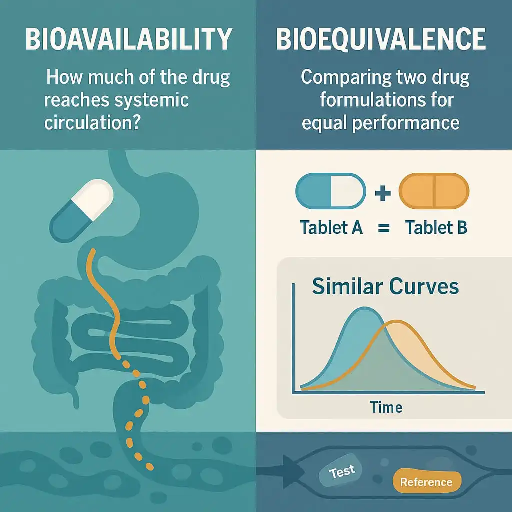 bioavailabilty VS bioequivalence