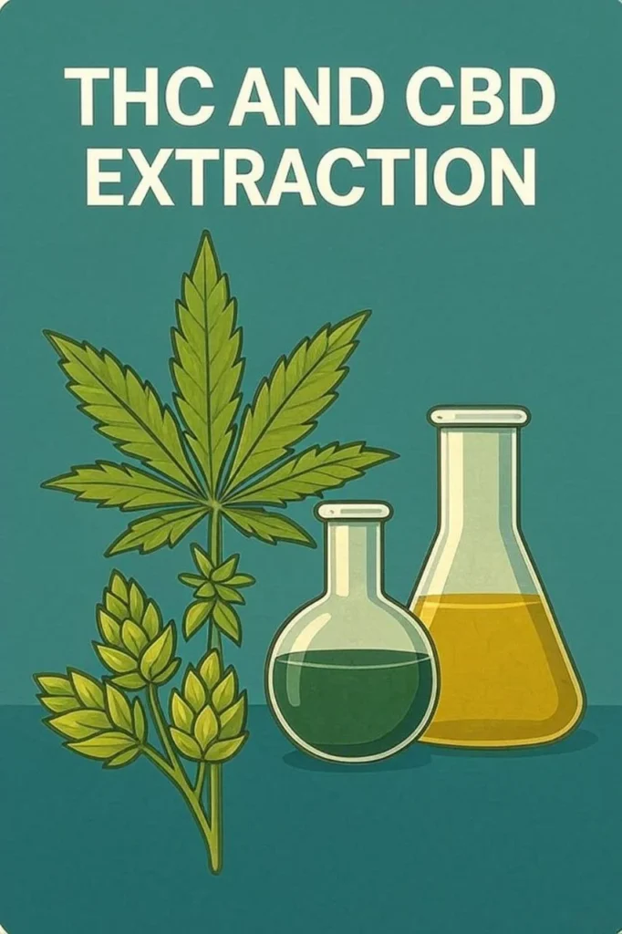 THC and CBD extraction from Cannabis plant